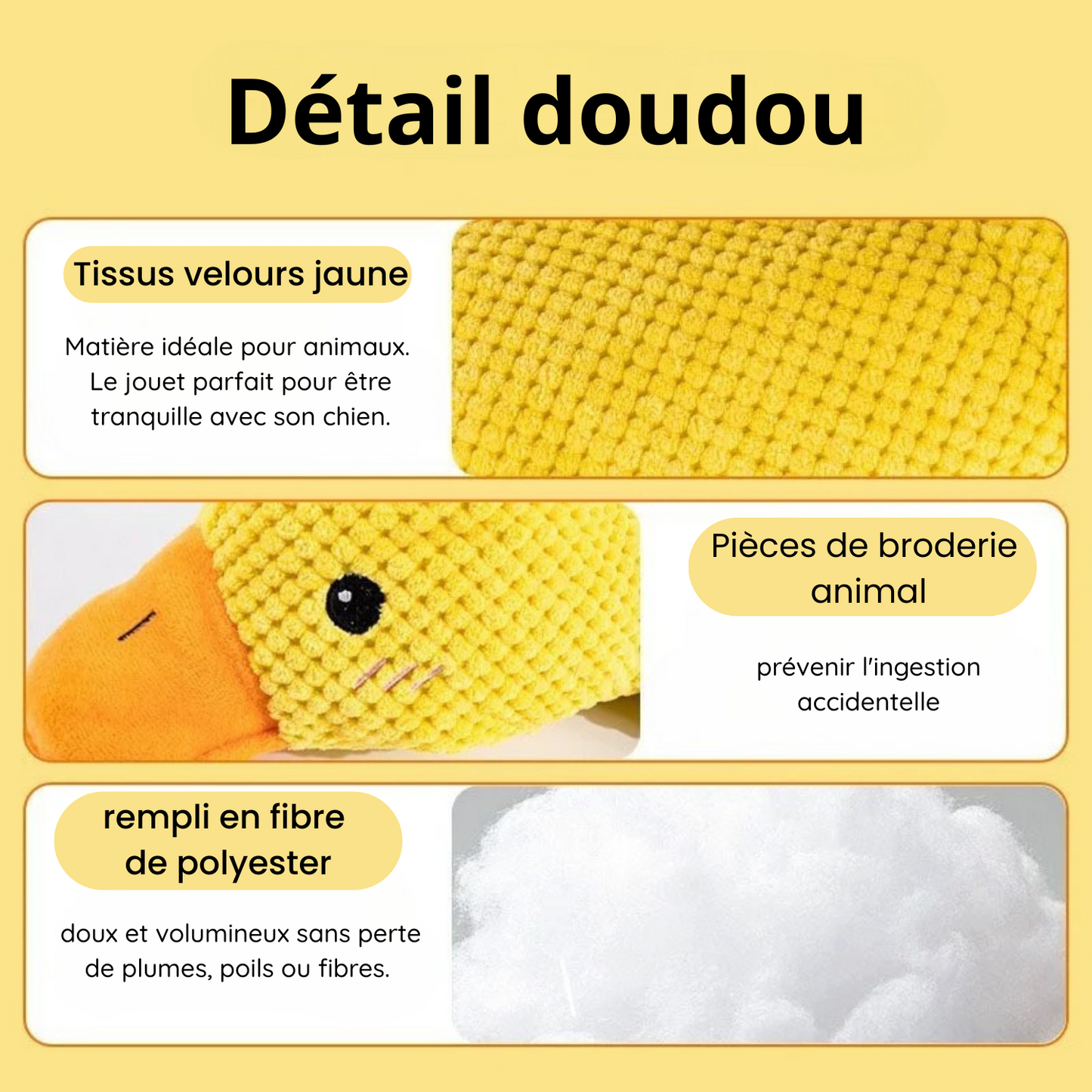 Peluche relaxante pour chien